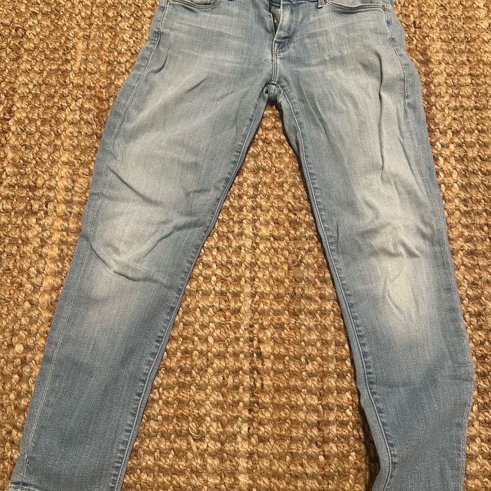 MOTHER Light Blue Skinny Jeans